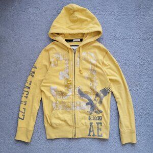 American Eagle Genuine Y2K (made in early '00s) Zip-Up Hoodie MENS SIZE S